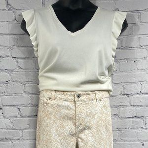 Chico's | Lace Print Jeans